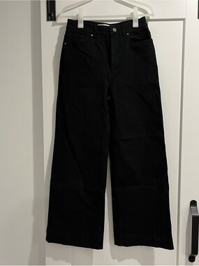 MM Lafleur Black Wide-Leg Jeans
